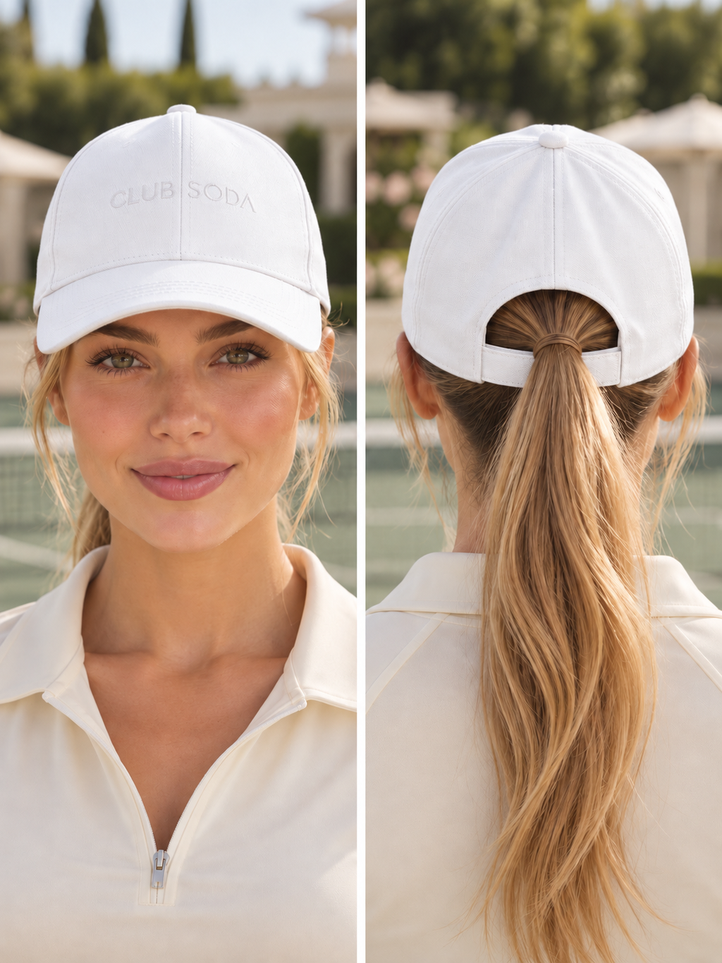 Courtside Linen Cap